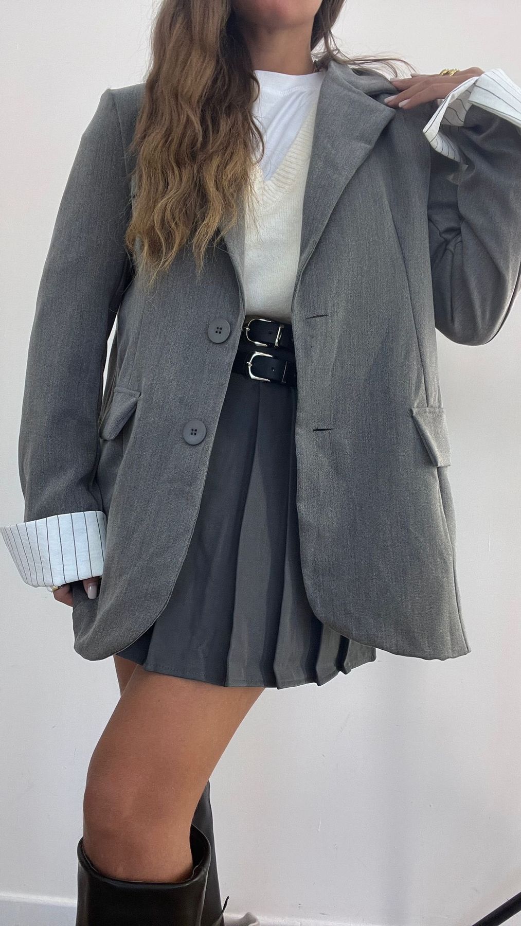 87223 BLAZER WANDA (grigio) - Frida Shop