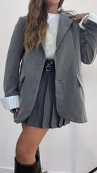 87223 BLAZER WANDA (grigio) - Frida Shop
