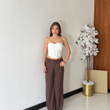 Corpetto Victoria 7298- BIANCO