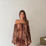 Vestitino Tropical 60606- LEOPARDATO