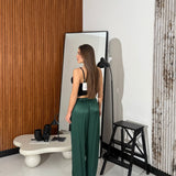 Pantalone Faye 24205-VERDE SCURO