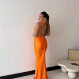 Abito Jiàda 25428- ARANCIO
