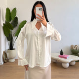 Camicia Satyn 25112-BIANCO