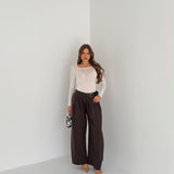 Pantalone Soraya 19201 - MARRONE