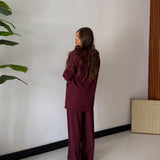 Coordinato Gessato Elodie 11190- WINE