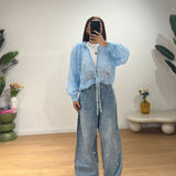 Giubbino Blanche 2971-CELESTE