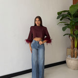 Maglia Kennedy JUSTWEST 158-T- WINE