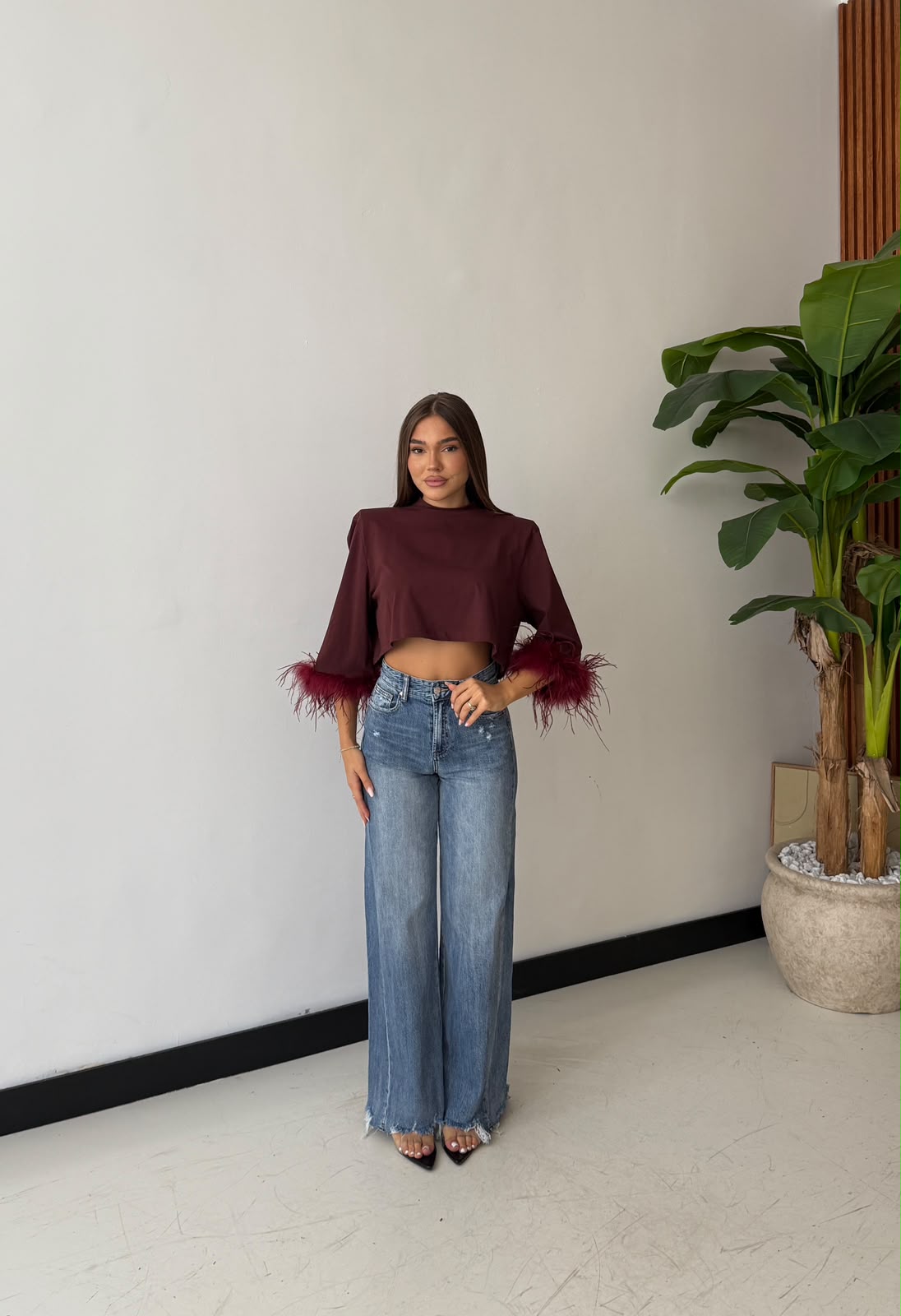 Maglia Kennedy JUSTWEST 158-T- WINE