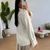 Camicia Satyn 25112-BIANCO