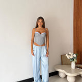 Pantalone Faye 24205 - CELESTE