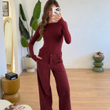 Pantalone Billie 11395 - BORDEAUX