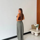 Pantalone Cara 12664 - VERDE MILITARE