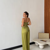Pantalone Faye 24205-PISTACCHIO