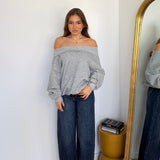 Maxi Felpa Éclat 97037-GRIGIO