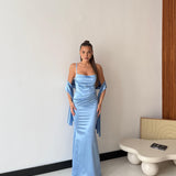 Abito Claire 6763 - CELESTE