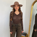 Maglia Dasha 11927-MARRONE