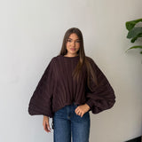 Maglioncino Keya 5095- MARRONE