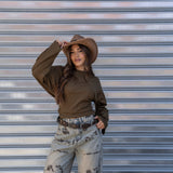 Maglia Yvonne 23678 - VERDE MILITARE