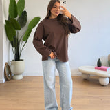 MaxiShirt Longsleeve Soul 3205 - MARRONE