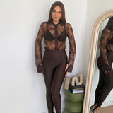 Leggings Amélie 45491-MARRONE