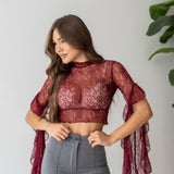 Blusa Anika 139-M - BORDEAUX