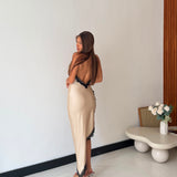 Abito Azelia 14903- CHAMPAGNE
