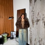 Pelliccia Dafne 8745 - MARRONE