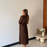 Abito Dalia 28124- MARRONE