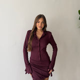 Vestitino Karen 7549 - WINE
