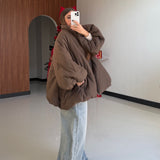 Piumino Amarea 46918-MARRONE