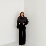 Camicia Medea JUST WEST 163-CA - NERO