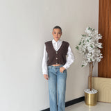 Gilet Anitta 3933 - MARRONE