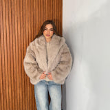 Pelliccia Eva 68343-BEIGE