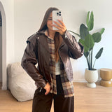 Giubbino Tessa 6673-MARRONE