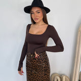 Body Nylon 13377-MARRONE