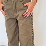 Jeans Amie 10692 - VERDE MILITARE