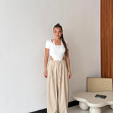 Pantalone Sasha 19530 - BEIGE CHIARO