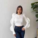Maglioncino Diana 2048- BIANCO