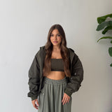 Giubbino Rowan 16532- VERDE MILITARE