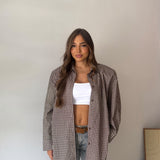 Camicia Vyctoria 02704- MARRONE