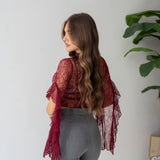 Blusa Anika 139-M - BORDEAUX