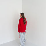 Maxi Maglia JUSTWEST Élise 153-FE- ROSSO