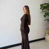 Abito Margot 2604- MARRONE