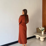 Abito Dalia 28124- RAME