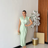 Abito Kalene 119221 - VERDE MENTA