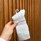 Calzini Weave -BIANCO