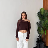 Maglia Grace 16170 - MARRONE