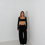 Coordinato tuta Madele 12560 - NERO