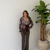 Cardigan Nathalie 2051 - MARRONE