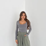 Maglia ultralight Larkin 9525- GRIGIO